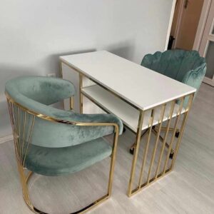 Çekmeceli Manikür Masa Sandalye Takımı